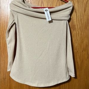 NWT Off-Shoulder Shimmery Top - Boutique